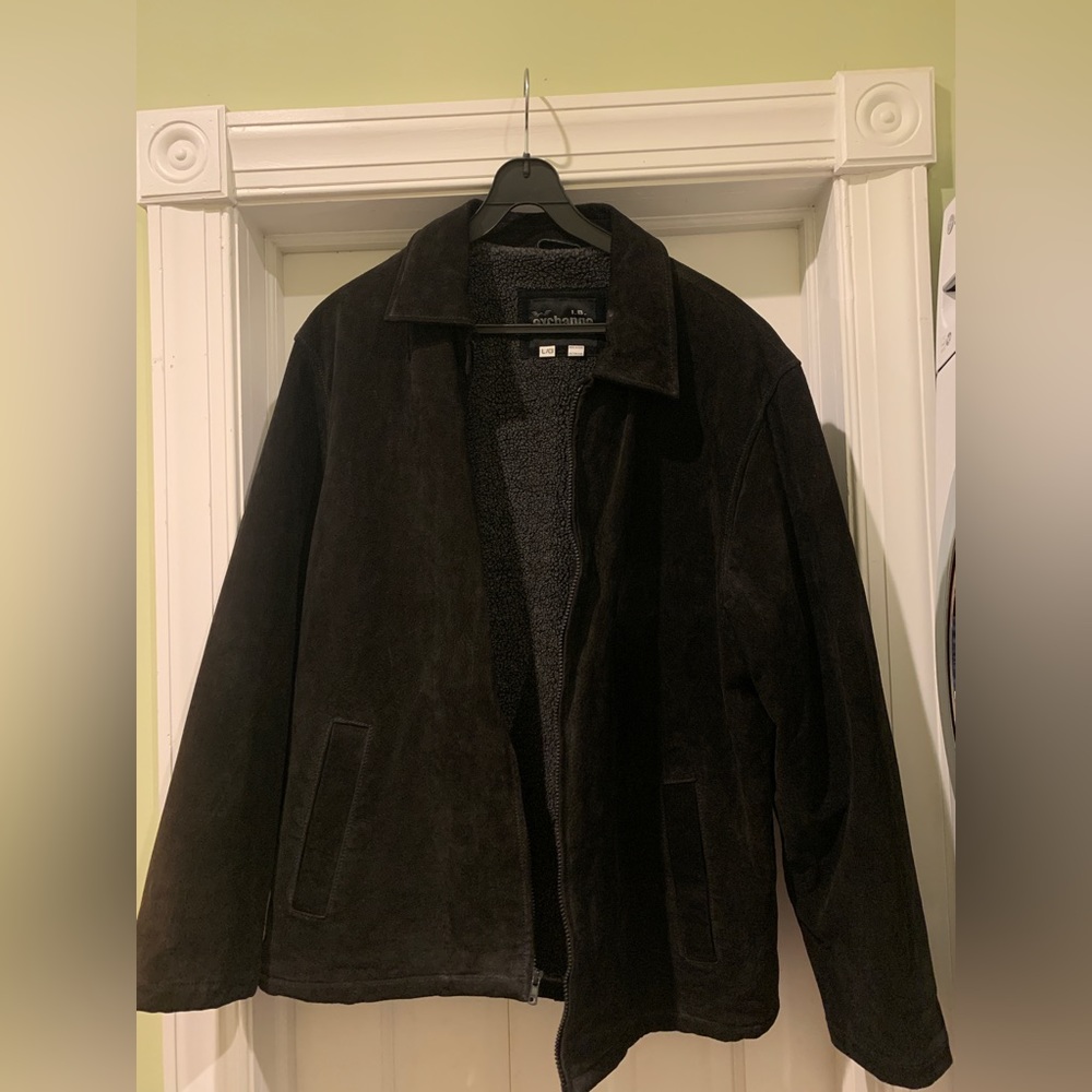 I.B Exchange Black Suede Jacket